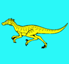 Dibujo Velociraptor pintado por maxi