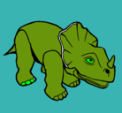 Dibujo Triceratops II pintado por abelysusdibujos