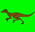Dibujo Velociraptor pintado por gera