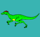 Dibujo Velociraptor pintado por victor