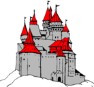 Dibujo Castillo medieval pintado por martin
