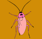 Dibujo Cucaracha grande pintado por nora