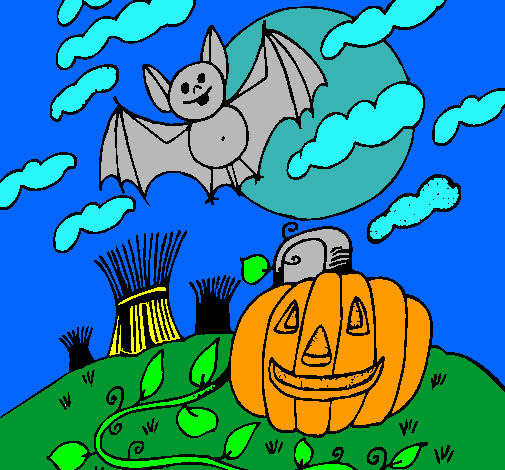 Paisaje de Halloween