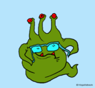 Dibujo Extraterrestre con gafas pintado por nathii