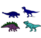 Dibujo Dinosaurios de tierra pintado por neryalejandro