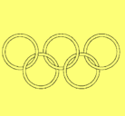 Dibujo Anillas de los juegos olimpícos pintado por diegopereezperez