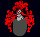 Dibujo Escudo de armas y casco pintado por johnreyes