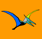 Dibujo Pterodáctilo pintado por javier