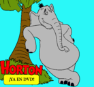 Dibujo Horton pintado por eliezerinzunza