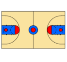 Dibujo Cancha pintado por stn