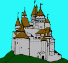 Dibujo Castillo medieval pintado por eduardo