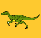 Dibujo Velociraptor pintado por marti