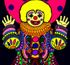 Dibujo Payaso disfrazado pintado por FernandayJimena