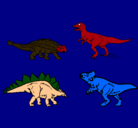 Dibujo Dinosaurios de tierra pintado por santiagoosielmeza