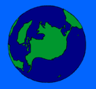 Dibujo Planeta Tierra pintado por Andreyna