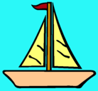Dibujo Barco velero pintado por armando22