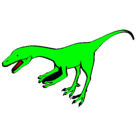 Dibujo Velociraptor II pintado por betita