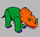 Dibujo Triceratops II pintado por gabriel