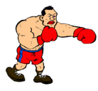 Dibujo Boxeador pintado por cristiansanchezramirez
