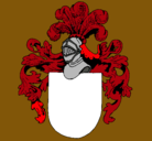 Dibujo Escudo de armas y casco pintado por raul