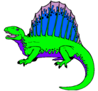 Dibujo Espinosaurio pintado por Spinosaurus