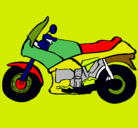 Dibujo Motocicleta pintado por gta