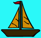 Dibujo Barco velero pintado por juancosa