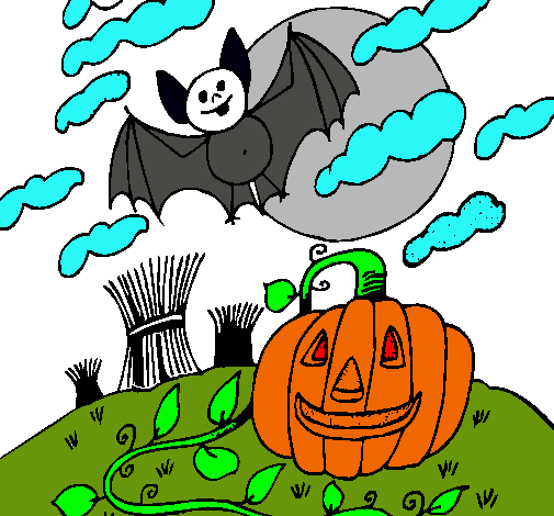 Paisaje de Halloween