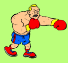 Dibujo Boxeador pintado por antonio