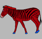Dibujo Cebra pintado por elisasophieramis
