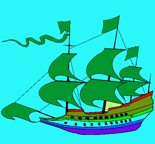 Velero del siglo XVII