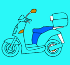 Dibujo Ciclomotor pintado por AnelyHerrera