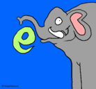 Dibujo Elefante pintado por E.G.S