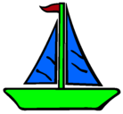 Dibujo Barco velero pintado por cristian