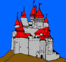 Dibujo Castillo medieval pintado por arancha
