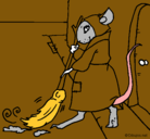 Dibujo La ratita presumida 1 pintado por rochi