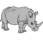 Dibujo Rinoceronte pintado por MarcosVidalTrento