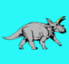 Dibujo Triceratops pintado por JEREMMY