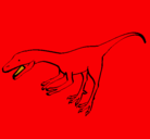 Dibujo Velociraptor II pintado por ivan