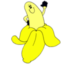 Dibujo Banana pintado por flopy