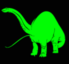 Dibujo Braquiosaurio II pintado por asd