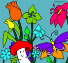 Dibujo Fauna y flora pintado por udaberria