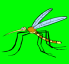 Dibujo Mosquito pintado por Paola