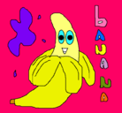 Dibujo Banana pintado por karlapaolaz