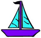 Dibujo Barco velero pintado por saraarboleda