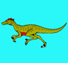 Dibujo Velociraptor pintado por MANU