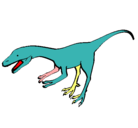 Dibujo Velociraptor II pintado por antonio