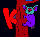 Dibujo Koala pintado por KIRASHLEYPOLETTECAZARES