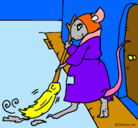 Dibujo La ratita presumida 1 pintado por yimsi