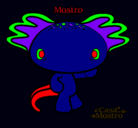 Dibujo Mostro 2 pintado por roc